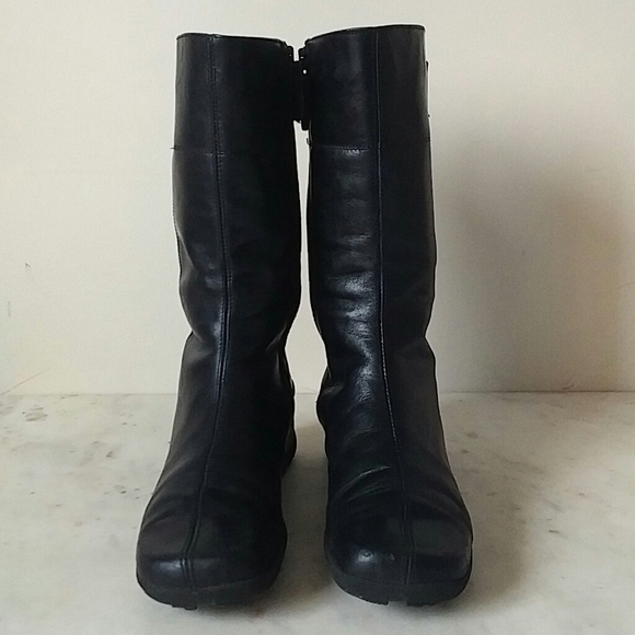 AQUATALIA - black waterproof Leather boots - Picture 3 of 8